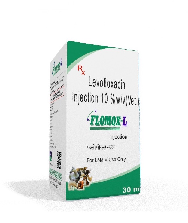 Veterinary Levofloxacin 10 % 30 ml Injection