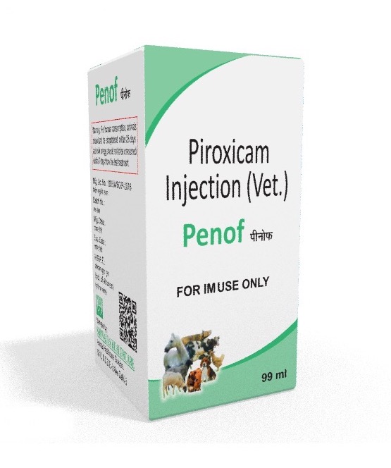 Veterinary Piroxicam 20mg/ml 100 ml Injection