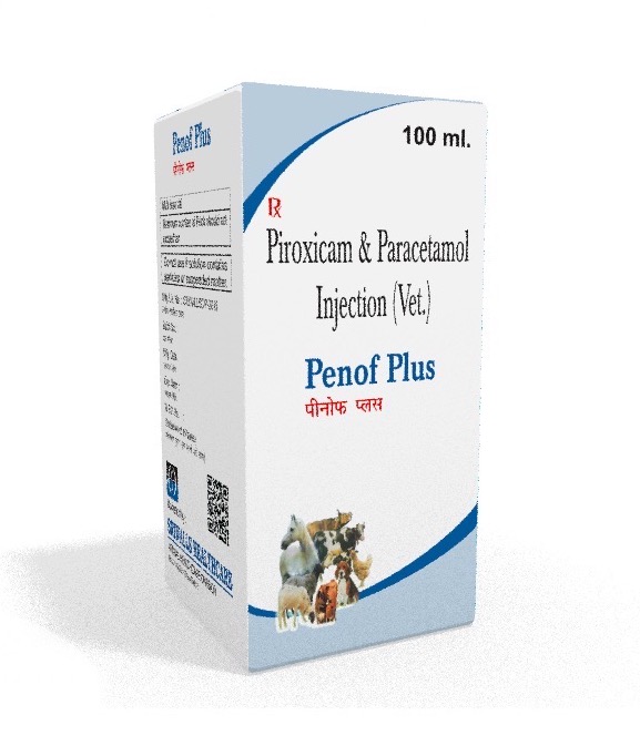 Veterinary Piroxicam & Paracetamol 100 ml Injection