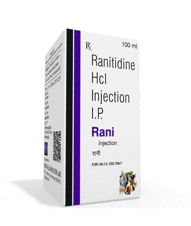 Veterinary Ranitidine 100 ml Injection