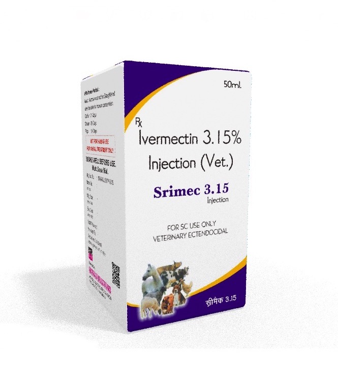 Veterinary Ivermectin 31.5 mg/ml 50 ml Injection