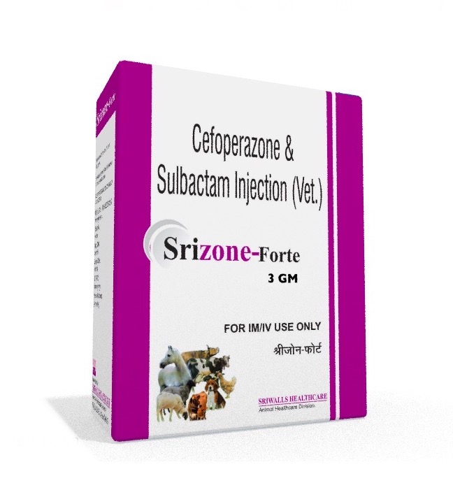 Veterinary Cefoperazone Sulbactam 3 gm Injection